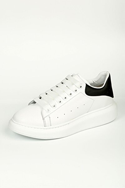 Byterre حذاء رياضي أبيض مصنوع يدويًا من الجلد الطبيعي من Alessandro Maggiore