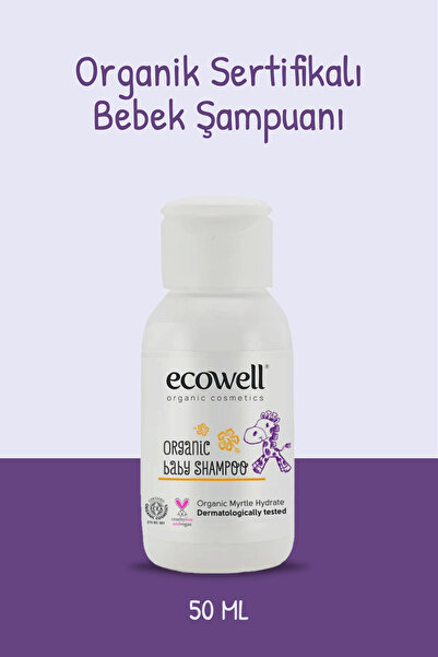 Ecowell Organik Bebe Şampuanı - Seyahat Boy (50 ml)