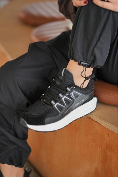 SOLAZER Black Sneaker - Casual Women's Sneakers 029