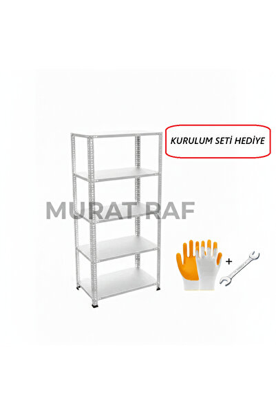 MURAT RAF ÇELİK RAF ARŞİV-DEPO-KİLER RAFI 43X93