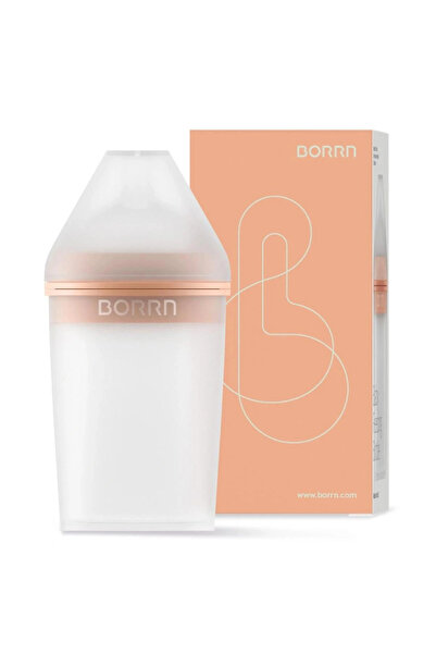 BORRN ANTİKOLİK SİLİKON BİBERON 240ML TURUNCU