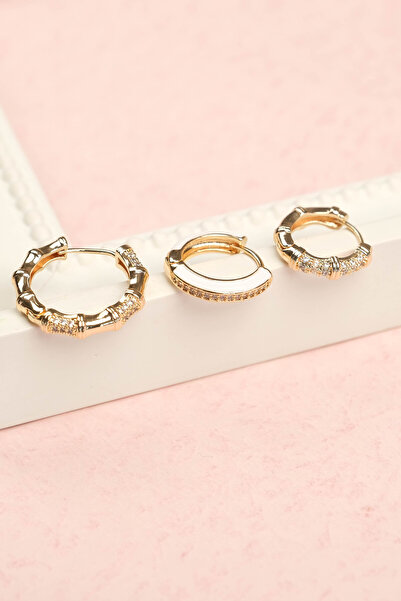 Jack Ferrero ÇELİK RENK ATMAZ GARANTLİ FATURALI KÜPE