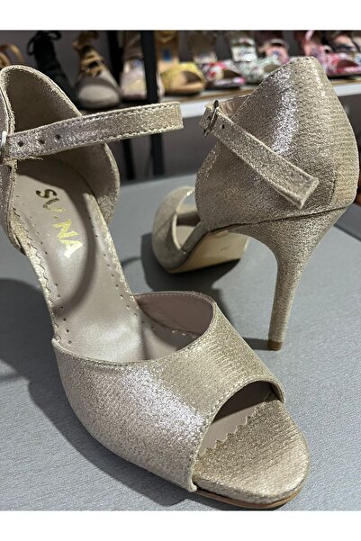 bitangosu Champagne Sparkle 8.5 cm 13 Pont Closed Toe - Open Toe - Tango, Dance, and Ballroom Shoes