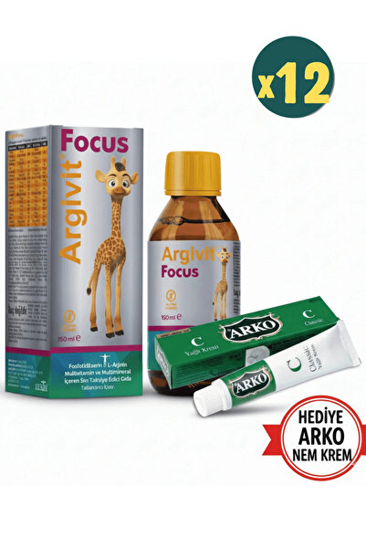 Argivit Focus Syrup 150 ml 12 Pieces