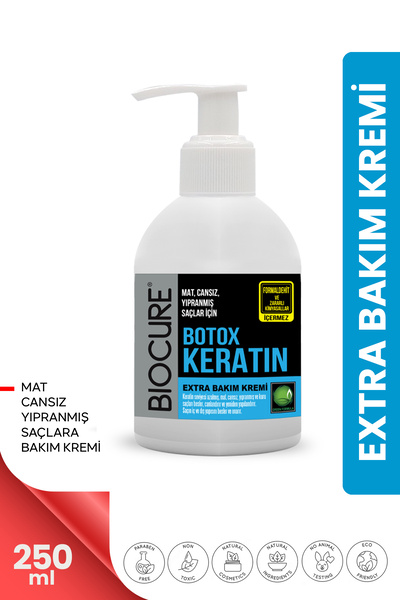 Biocure Botoks Keratin Extra Saç Bakım Kremi Hair Botox / Onarıcı,yapılandırı...