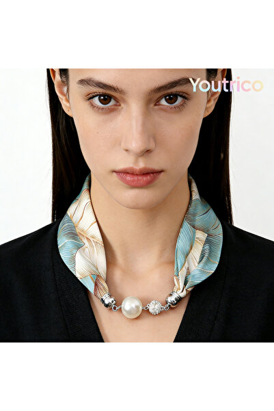 Youtrico وشاح نسائي مغناطيسي جديد، وشاح صغير، ربطة شعر، منشفة 55*10 سم