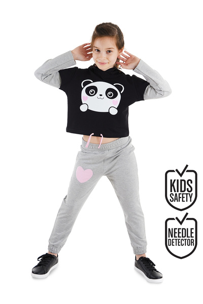 Denokids Dívčí tepláková souprava Panda