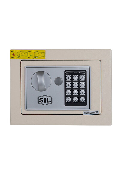 smith & locke T17EF Elektronik Mini Kasa Krem