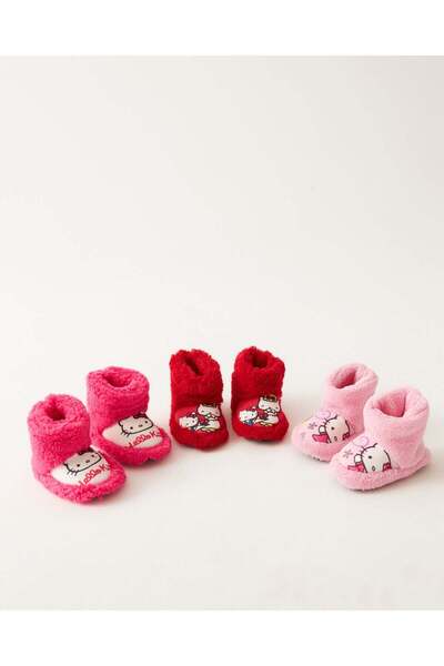 Chirpy حذاء منزلي للأطفال مكون من 3 قطع ذو نعل غير قابل للانزلاق