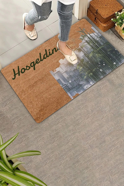 Valerine Life Χαλάκι καλωσορίσματος με θέμα Metropol και Bamboo 45x70cm