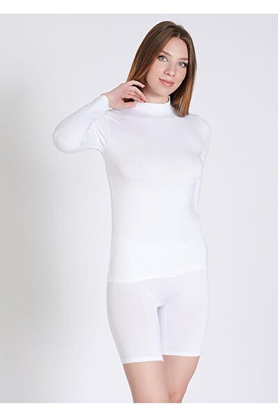 Belinay 0926 Γυναικείο κορμάκι από μοντάλ-βαμβάκι με μακριά μανίκια και ζιβάγκο