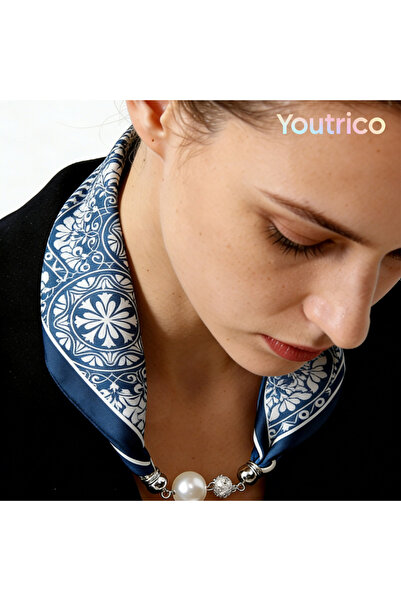 Youtrico وشاح نسائي مغناطيسي جديد، وشاح صغير، ربطة شعر، منشفة 55*10 سم