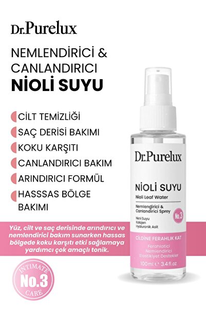 Dr.Purelux Nioli Suyu – İntim Genital Koku Önleyici-Arındırıcı+Yatıştırıcı+Hy...