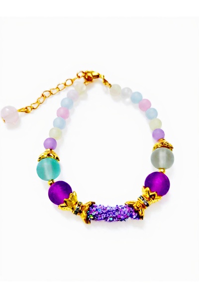 FASHION سوار مطرز ملون