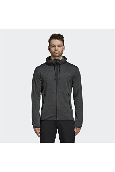 adidas D73191 Terrex CTC Ho FI Jkt Erkek Eşofman Üstü Gri