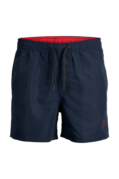 Jack & Jones Jack&Jones 12225961 JPSTFIJI JJSWİM SOLİD LY SN Erkek Yüzme Şortu Lacivert