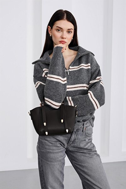 Shule Bags حقيبة يد وحقيبة كروس بودي من بيورلاين باللون البني