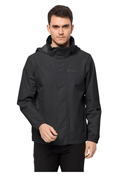 Jack Wolfskin 1111142_6000 STORMY POINT 2L JKT M Outdoor Yağmurluk Siyah