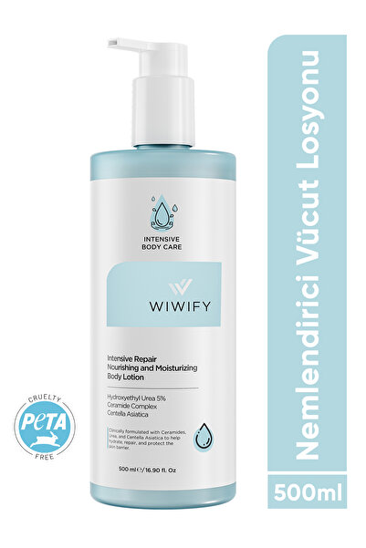 WIWIFY Yoğun Nemlendirici & Onarıcı Vücut Kremi (Intensive Moisturizing Body Lotion %5 Urea + Ceramide)