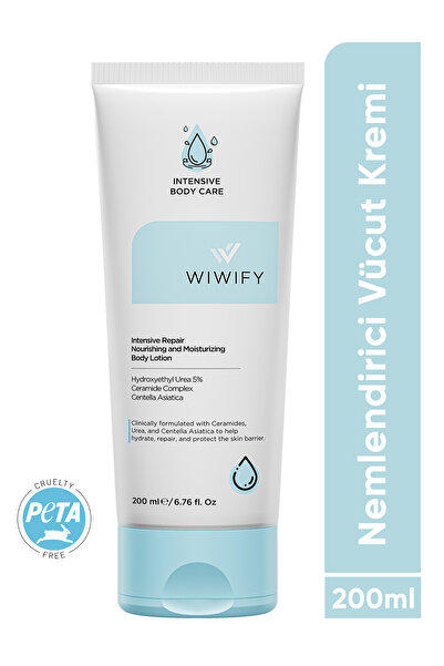 WIWIFY Yoğun Nemlendirici & Onarıcı Vücut Kremi (Intensive Moisturizing Body Lotion %5 Urea + Ceramide)