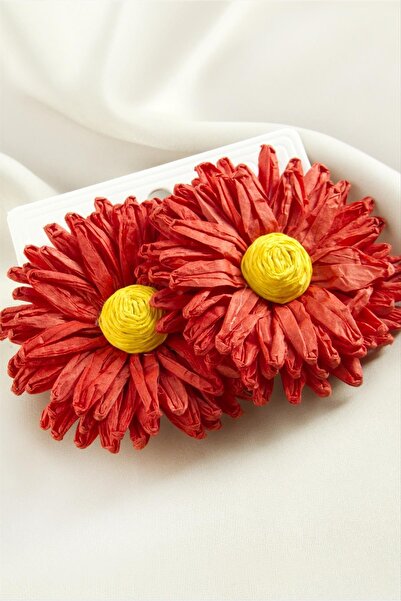 ZERO LAND Mtxdpn Papatya Zr (151251) Model Earrings-Red