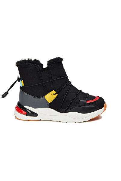 Vicco Pablo Hafif İçi Kürklü Unisex Çocuk Siyah Kar Botu