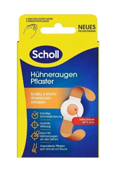 Scholl Hühneraugen Pflaster Nasır Sökücü Flaster