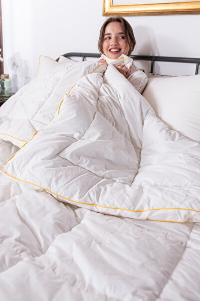 Dreamrite Home Σετ παπλωμάτων και μαξιλαριών τύπου Queen Hotel 100% βαμβακερό ύφασμα με γέμιση μικρογέλης διπλό