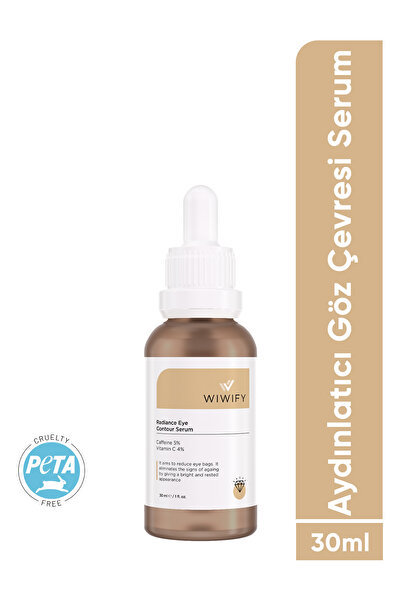 WIWIFY Göz Altı Torbalanma, Koyu Halkalara Karşı Aydınlatıcı Göz Çevresi Serum (Caffeine%5+C Vitamini%4)