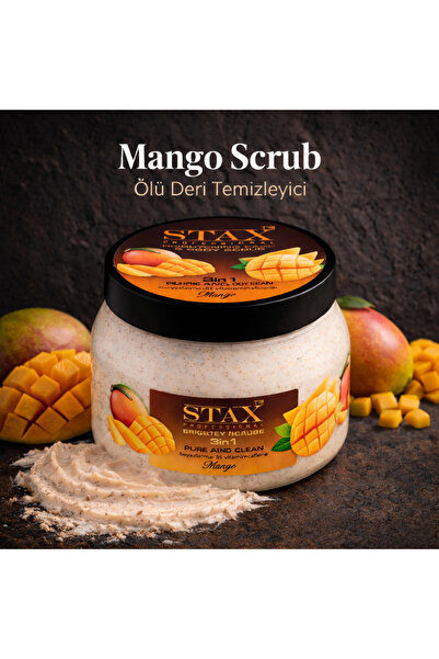 TRISTAX STAX Mango BRIGHTENING FACE & BODY SCRUB 3in1 Peeling 500ml