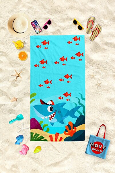 MoveBeach Patterned Children's Beach Towel, Bath Towel