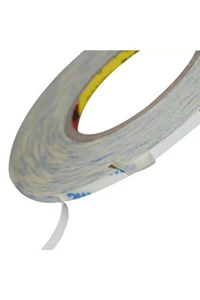 3M 5mm/50mt ŞEFFAF Çift Taraflı Bant, Telefon Tablet Ekran Cam Kasa Kapak Pil...