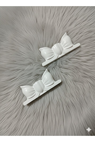 By Fii Home Kurdele Şamdan Mumluk Beyaz Taş Tozu Modern Şamdan 2'Li