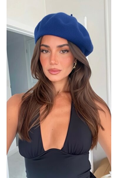 Goldmine Fransız Ressam Avusturalya Yün Keçe Bere Saks Mavi