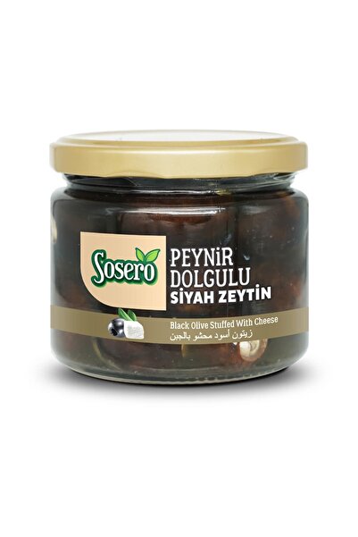 Sosero Peynir Dolgulu Siyah Zeytin 290 g ℮