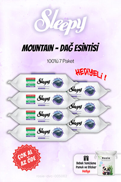 Sleepy Αγοράστε πολλά, πληρώστε λιγότερο Mountain 7 Pack Mountain Breeze Wet Towel and Cotton