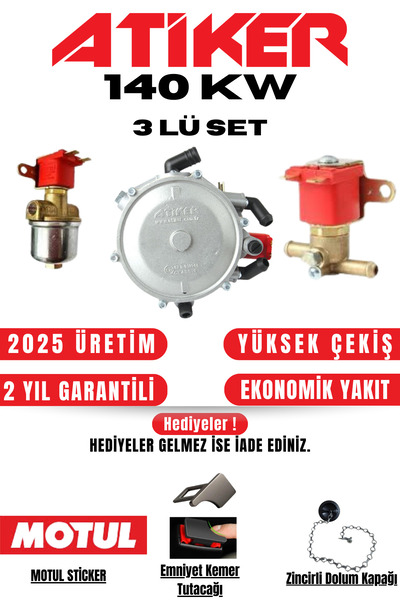 ATİKER 140 KW Karbüratörlü Beyin VR01-140KW