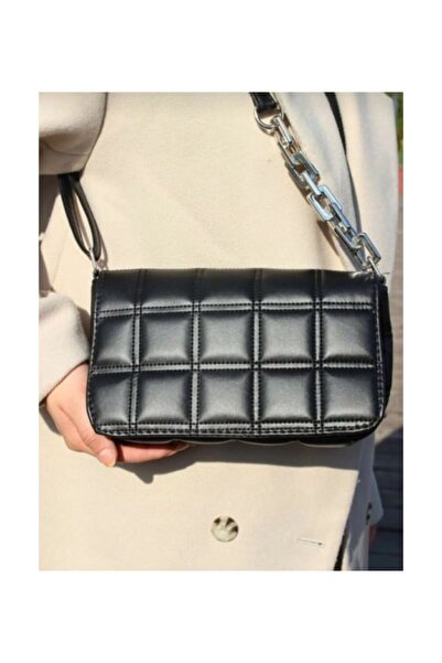 Judour Bags Geanta de umar - Neagra -25x16 Cm