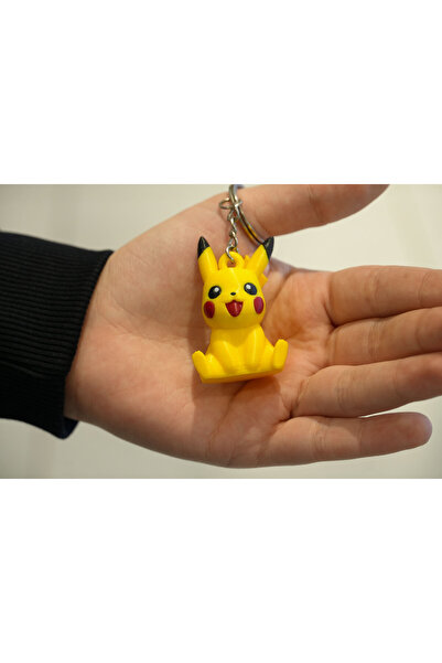 alpkan 3D Pikachu Anahtarlık