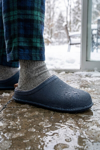 GEZER Papuci de iarnă pentru bărbați cu podea umedă