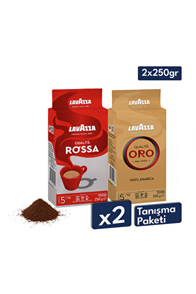 LavAzza Qualità Rossa + Qualità Oro Filtre Kahve (250gr) 2'Li Paket