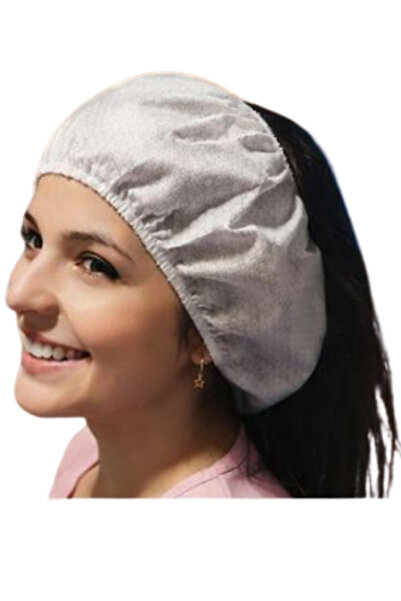 white guard Limited Edition Disposable Cosmetic Hair Band, White, Elastic, Nonwoven, 100 Pieces in a Pack