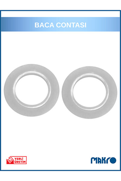 GLASSMAKRO Kombi Baca Contası Lastik Sızdırmaz Conta 2 li Takım Beyaz