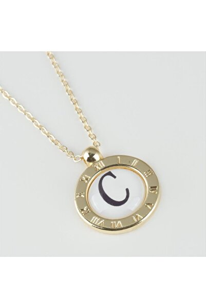 ZERO LAND قلادة MTXDPN Seri Sonu (175414) بحرف-C