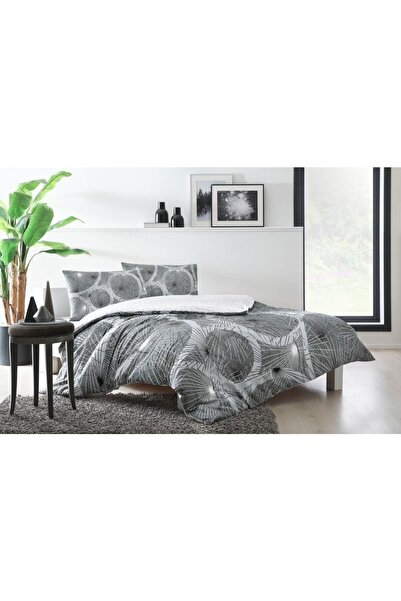 Taç Double Ranforce Duvet Cover Set Sparkle Gray Emh