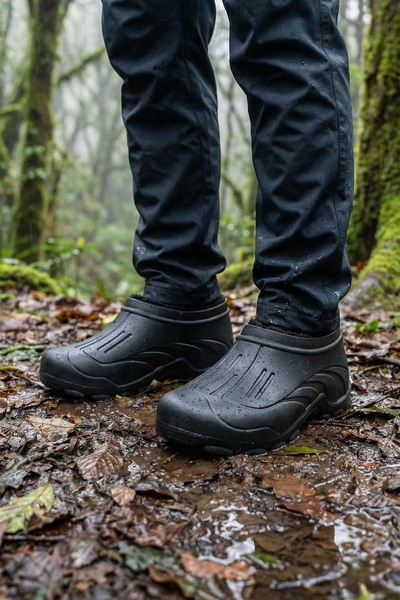 GEZER Erkek Kışlık İçi Peluşlu Çıkarılıabilir Rahat Taban Kısa Eva Kar Bot