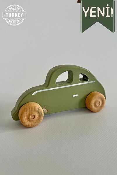 DORU Doğal Ahşap Waldorf Renkli Arabalar Dekor Fotoğraf Çekimi