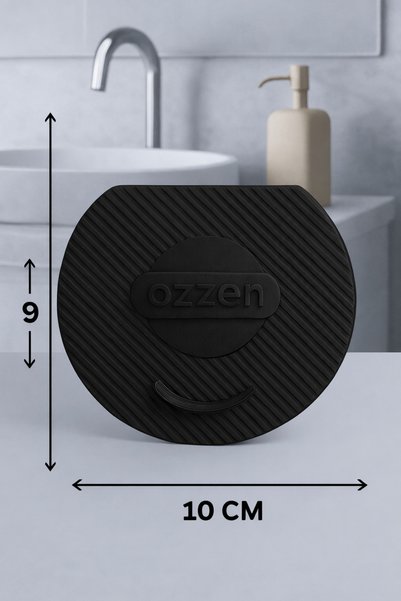 ozzen SİYAH Lavabo Kötü Koku Giderici Önleyici Silikon Mat Sızdırmaz Lavabo Tıkacı Lavabo Tıpası