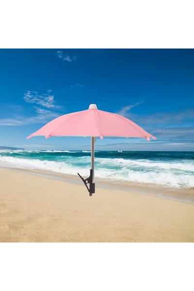 Barbarosshop مظلة الهاتف للتصوير على الشاطئ في الهواء الطلق، مضادة للسطوع