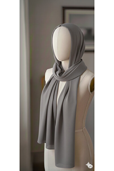 karanfil شال شيفون رمادي للنساء من تيستيور